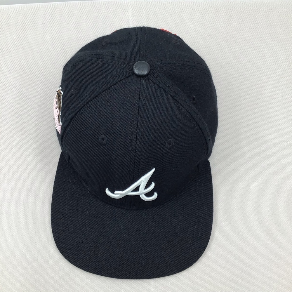 Vintage Atlanta Braves MLB World Series 1995  Adult Snap Back Cap - Picture 3 of 11